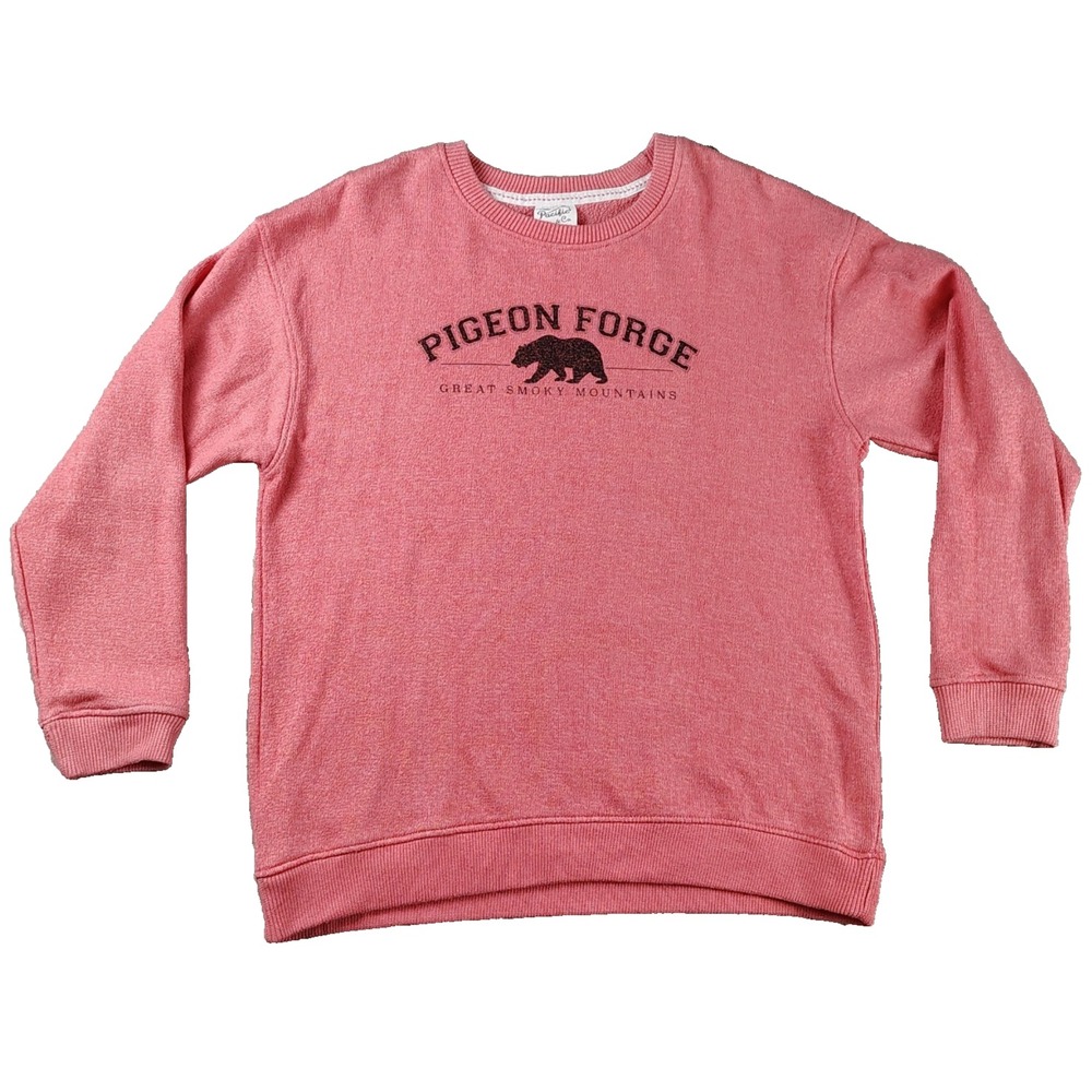 Pacific &‎ Co XL Pink Pigeon Forge Sweater Pullover Crewneck Long Sleeve Cozy